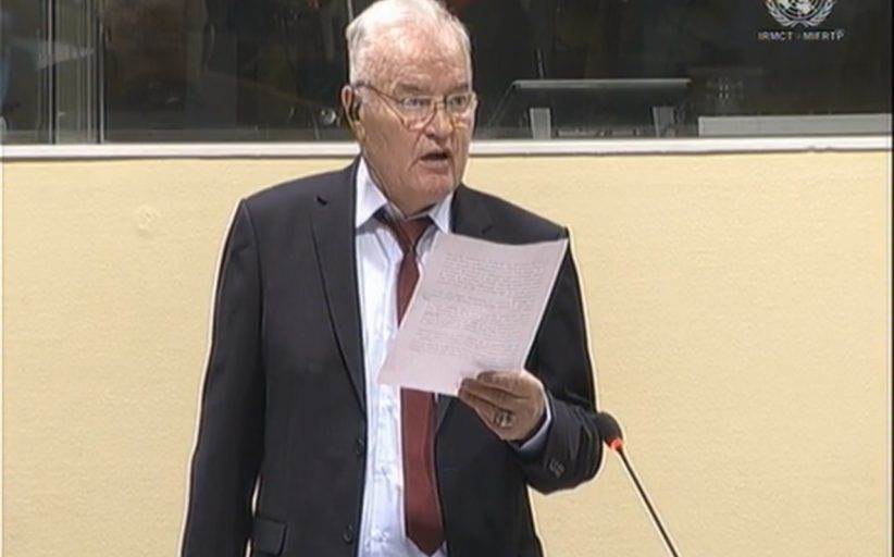 Ratko Mladic: ‘My Health Continues to Fail’