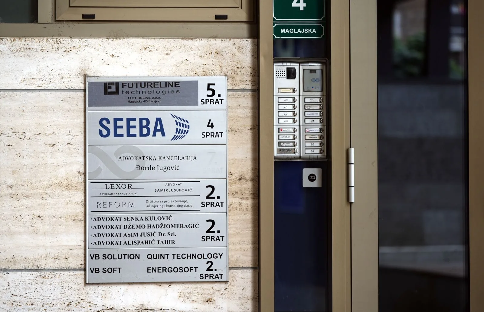 Sjedište sarajevskih kompanija u ulici Maglajska 4