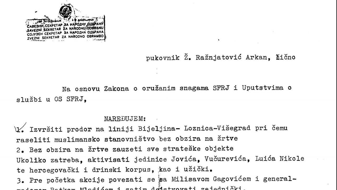 Stanisic-Simatovic-D01011-Federal-Secretary-for-National-Defense-Order-signed-by-Blagoje-Adzic-sent-to-Zeljko-Raznjatovic-undated-BCS-1-Pages-1-scaled-e1600173376322-1280x721.jpg