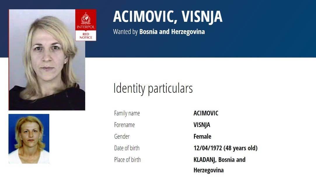 Srbija: Višnja Aćimović negirala krivicu za zločine u Vlasenici