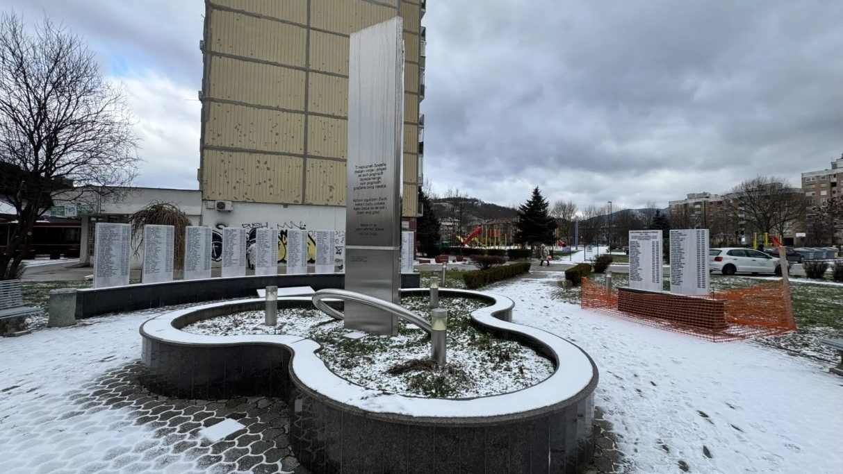 Spomen obilježje ubijenoj djeci Dobrinje. Foto: Općina Novi Grad Sarajevo