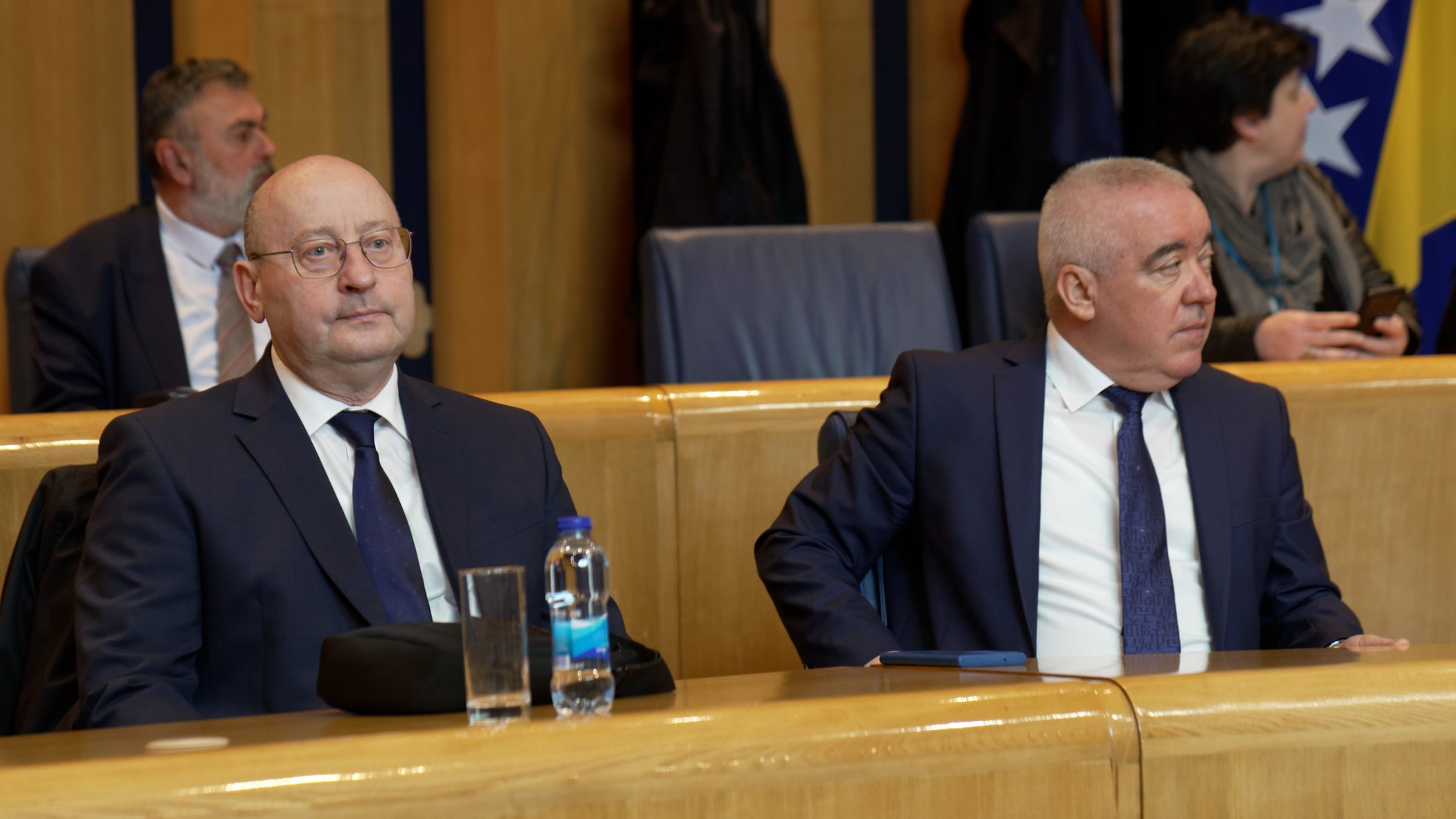 Mirko Kuprešaković (lijevo), direktor Granične policije BiH. Foto: Detektor