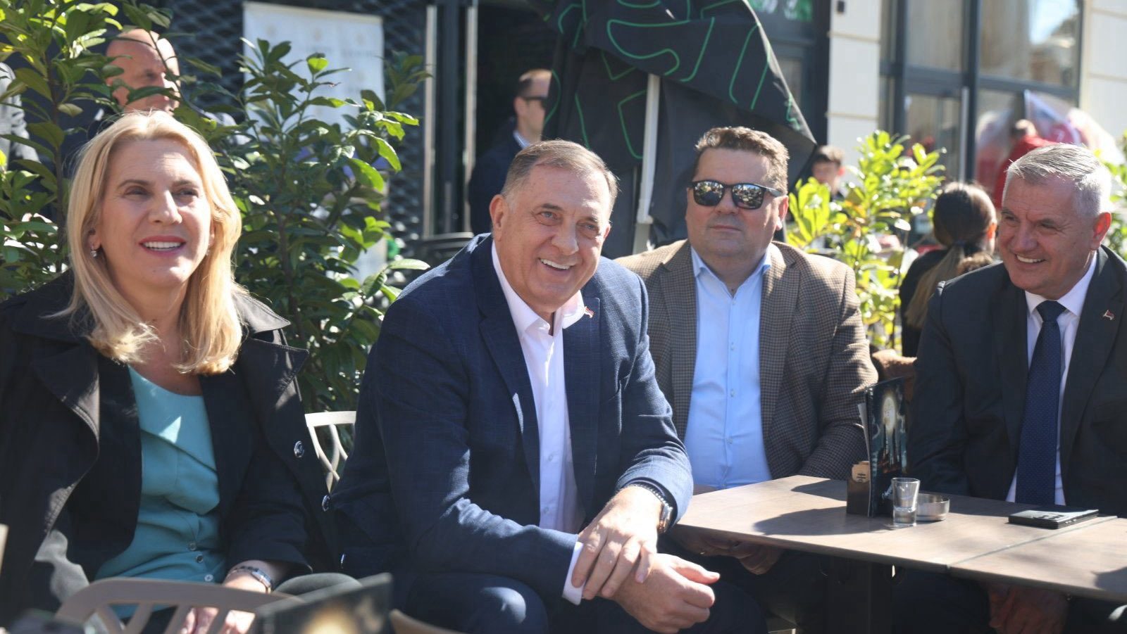 Željka Cvijanović, Milorad Dodik, Nenad Stevandić i Radovan Višković. Foto: X