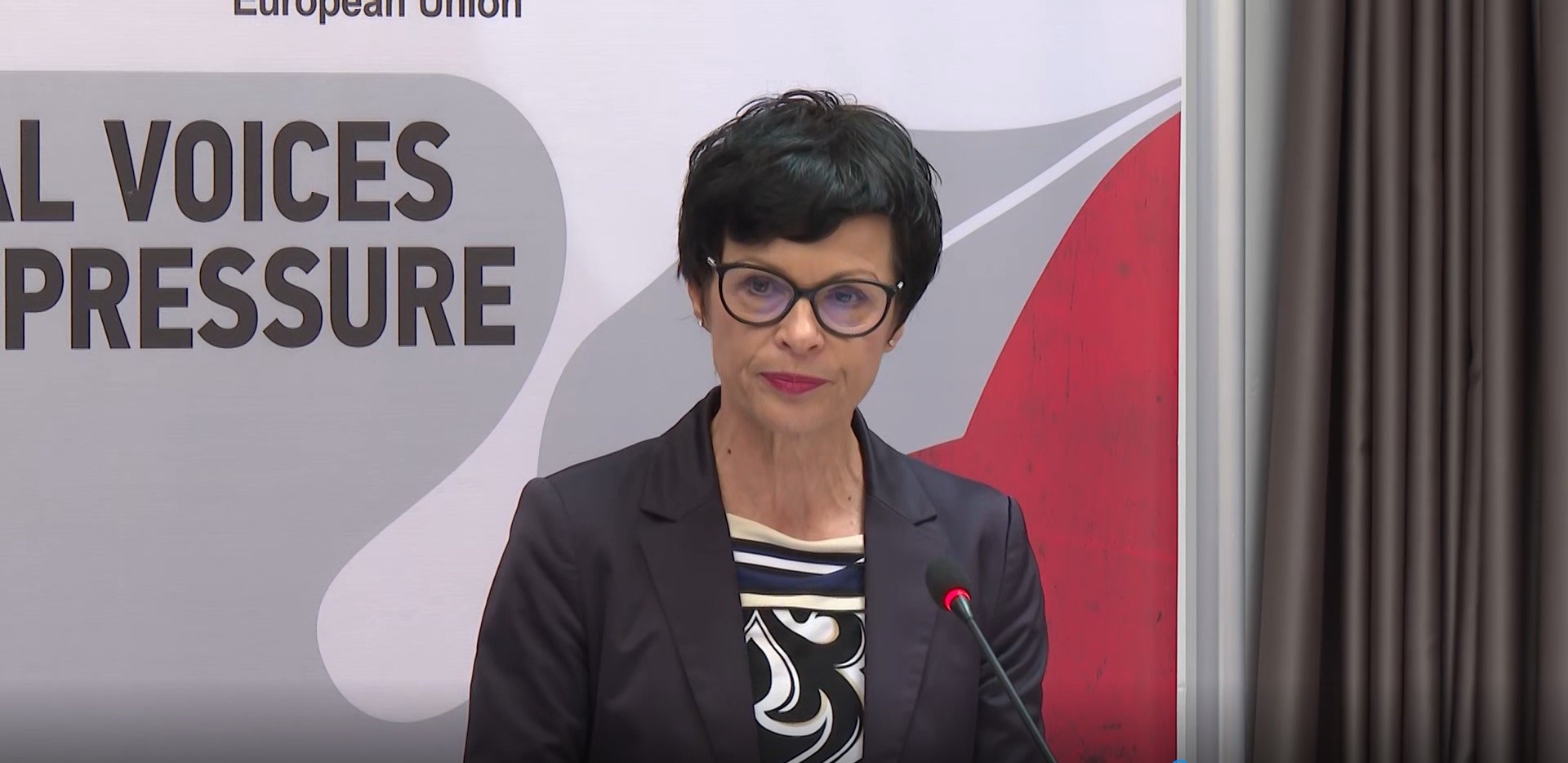 Evropska komesarka za proširenje, Marta Kos. Foto: Screenshot