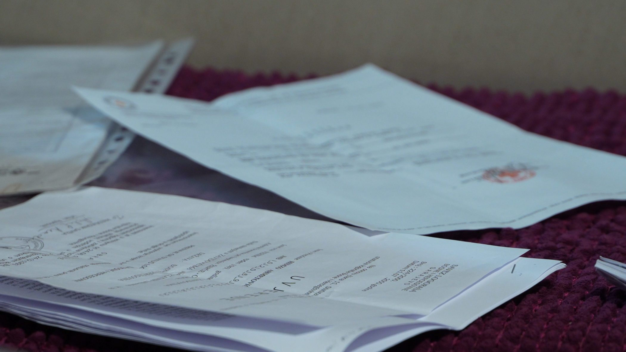 Dokumenti Himze Ahmetovića. Foto: Detektor