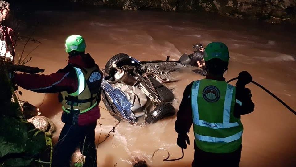 Izvlačenje iz vode. Foto: Gorska služba spašavanja Novi Grad Sarajevo