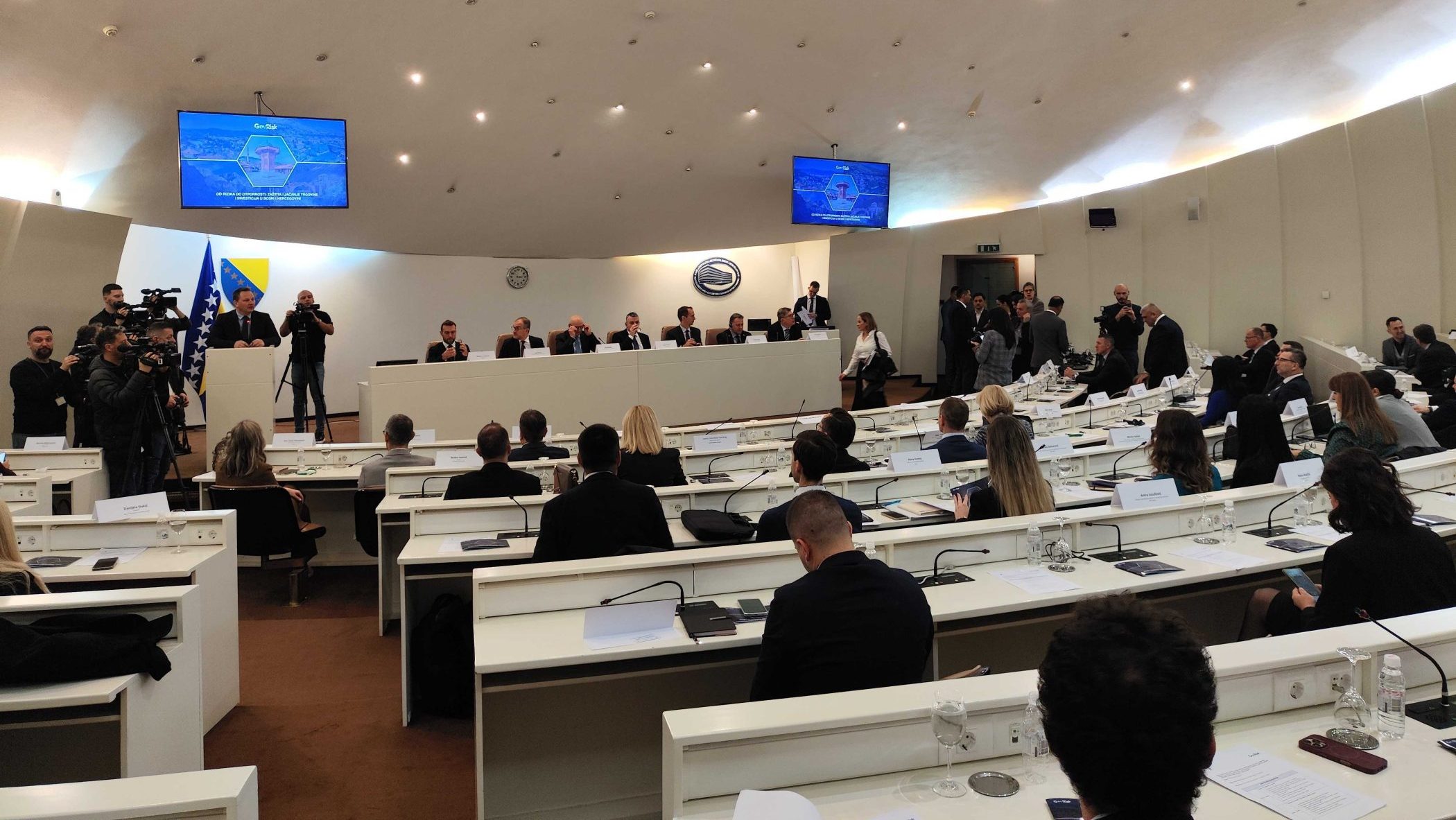 Moneyval konferencija u Parlmentu BiH. Foto: Detektor