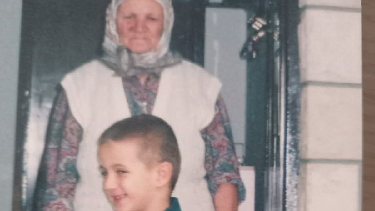 Emina Ploskić u Mostaru. Foto: Porodična arhiva