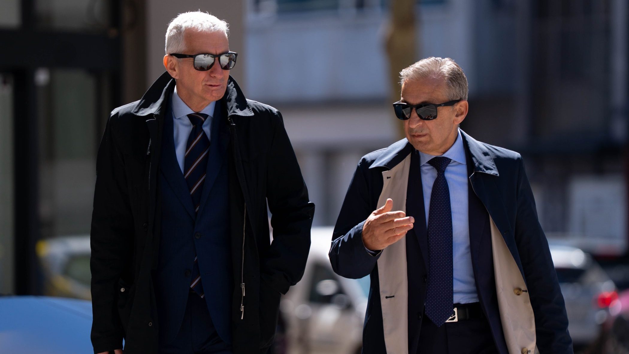 Osman Mehmedagić (desno) i advokat Nermin Mulalić. Foto: Detektor