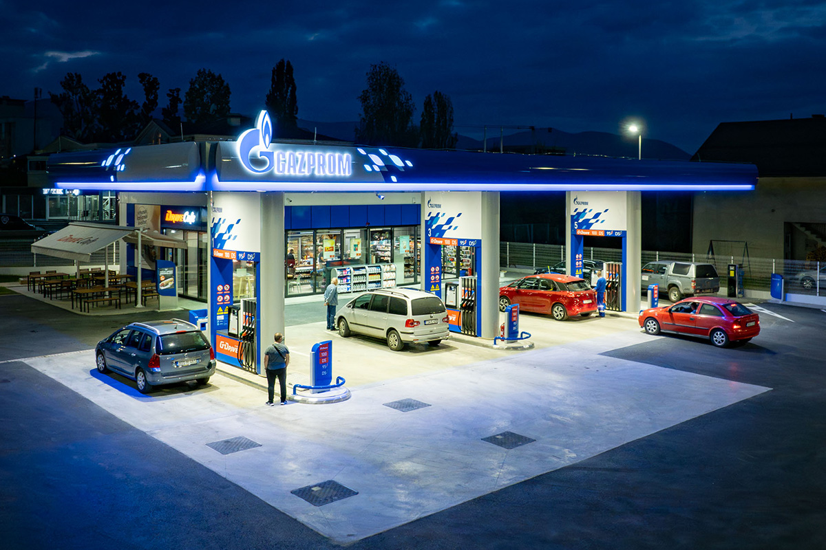 Gazsprom pumpa u Istočnom Sarajevu. Foto: Gazprom