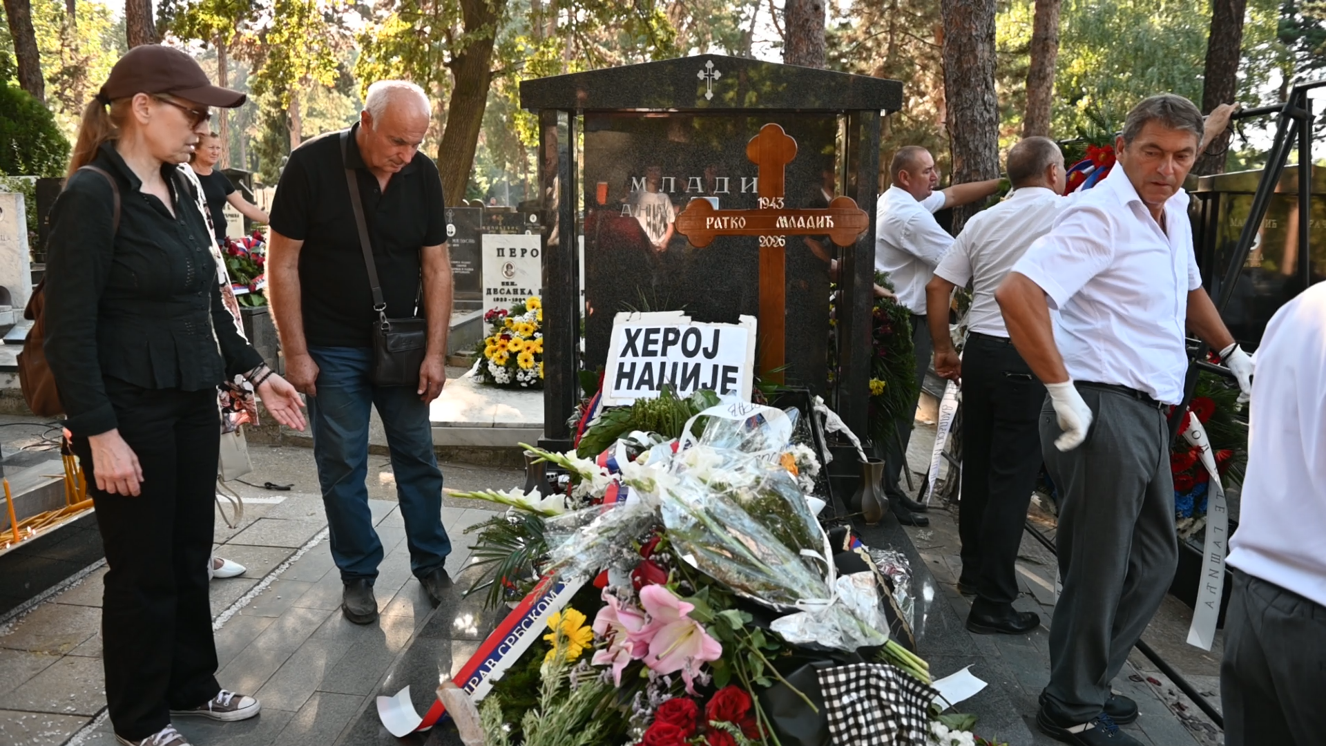 Mladićev grob u Beogradu. Foto: Detektor
