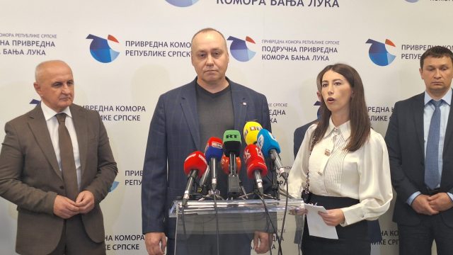 Predstavnik Upravnog odbora “Tizola” Fjodor Dergačov na prezentaciji ruske firme Tizol u Banjoj Luci, 21.10.2026. Foto: Detektor